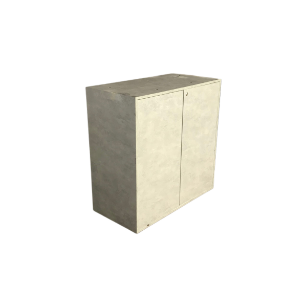 Beton Gri Kapaklı Desk 100x100x50 - Görsel 5