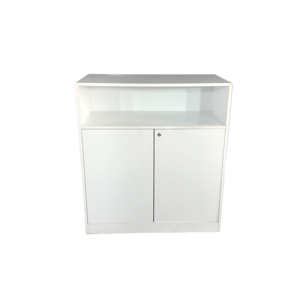 Beyaz Ahşap Kapaklı Desk 110x100x55 - Görsel 4