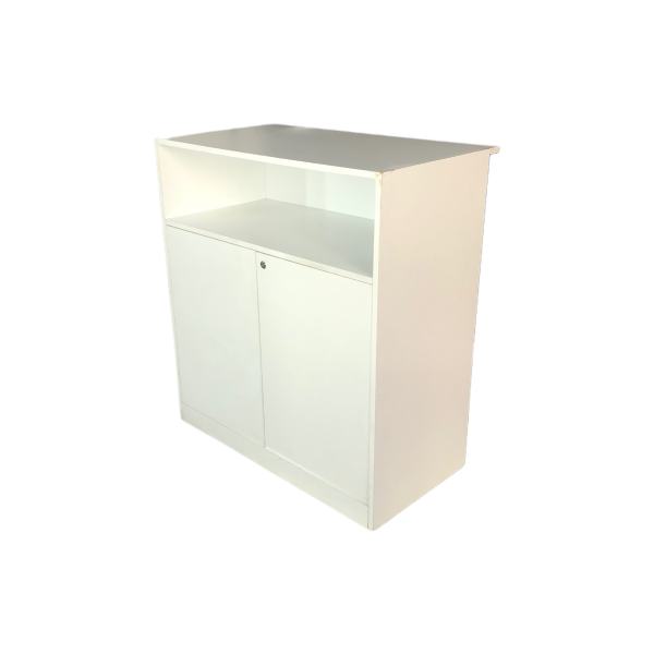 Beyaz Ahşap Kapaklı Desk 110x100x55 - Görsel 6