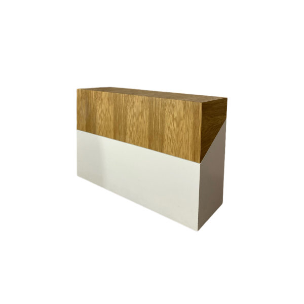 Beyaz Safir Meşe Kapaklı Desk 100x150x50 - Görsel 3