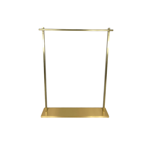 Metal Ayaklı Gold Stand Askılık 187x144 - 145x31 - Görsel 2