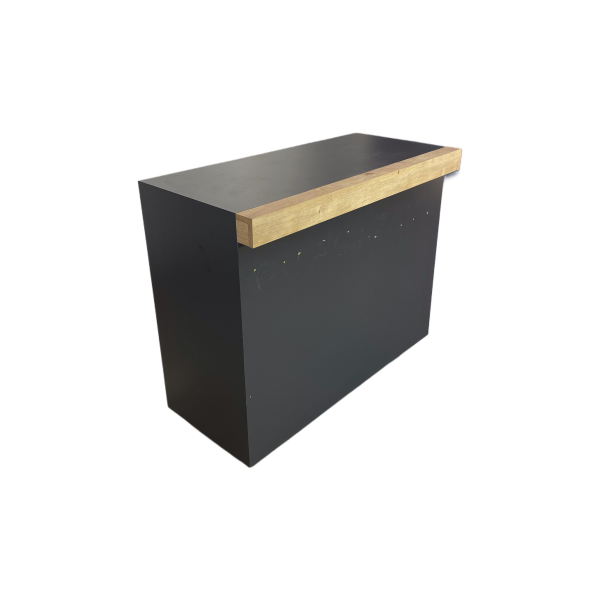 Siyah Ahşap Kapaklı Desk 100x120x55 - Görsel 2